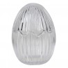 Skleněná dóza na bonbóny ve tvaru vajíčka - Ø 9*12 cm Barva: TransparentníMateriál: skloHmotnost: 0,405 kg