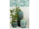 Azurová keramická dekorační váza Vintage - Ø 35*93cm