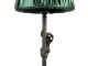 Stolní lampa s opičkou a zeleným stínidlem - Ø25*55 cm / E27