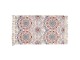 Bavlněný koberec s barevnými ornamenty a třásněmi - 140*200 cm