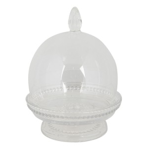 Skleněný podnos s poklopem Paten - Ø12*17 cm