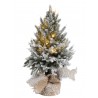 Zasněžený vánoční stromek v jutě se světýlky - Ø 20*60cm
Materiál : PVC, kovBarva : zelená, bílá
Krásný umělý stromek se sněhem a led světýlky, které jsou přímo zabudované ve stromečku. Stromek bude krásnou a neobvyklou dekorací u Vás doma.