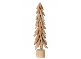 Přírodní dřevěný vánoční stromek z větviček Footy - Ø 18*64 cm