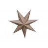 Karamelová papírová hvězda Vintage - 22 cm Barva: karamelová antikMateriál: papír