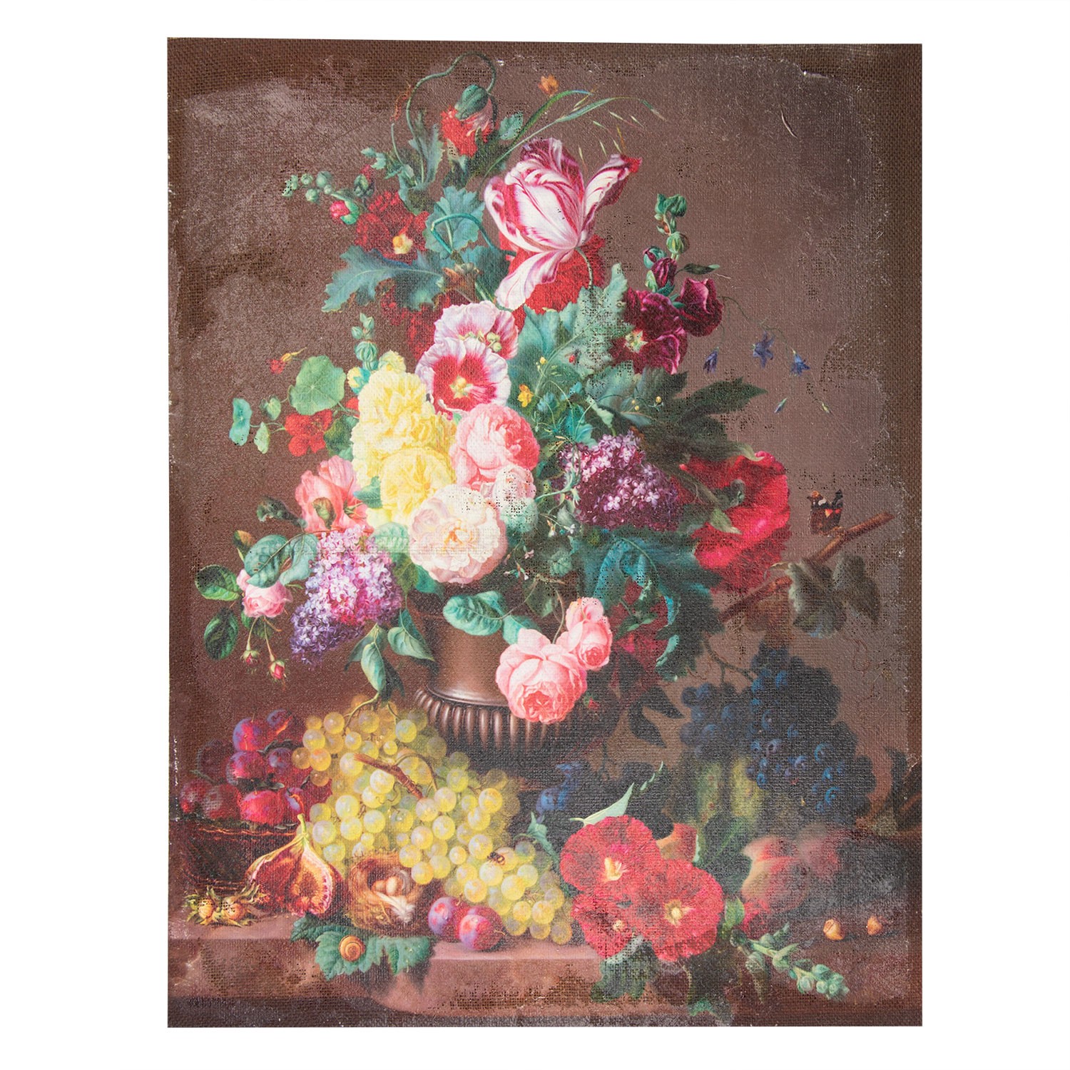 Vintage obraz Květiny - 60*3*80 cm 50629