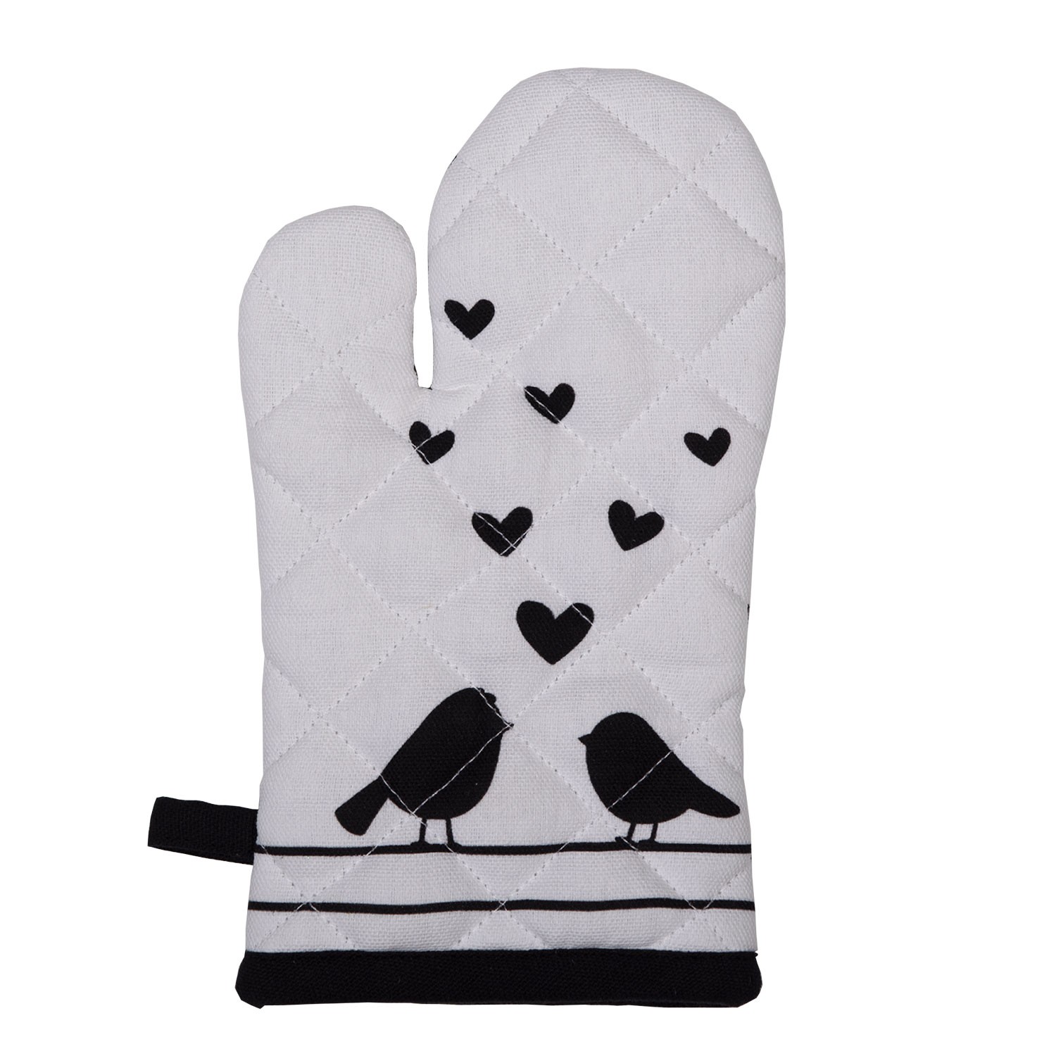 Levně Dětská chňapka - rukavice s ptáčky Love Birds - 12*21 cm LBS44K
