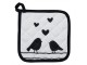 Dětská chňapka - podložka s ptáčky Love Birds - 16*16 cm