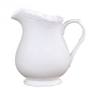 Porcelánový džbán s krajkou Provence lace - 18cm / 1.1L