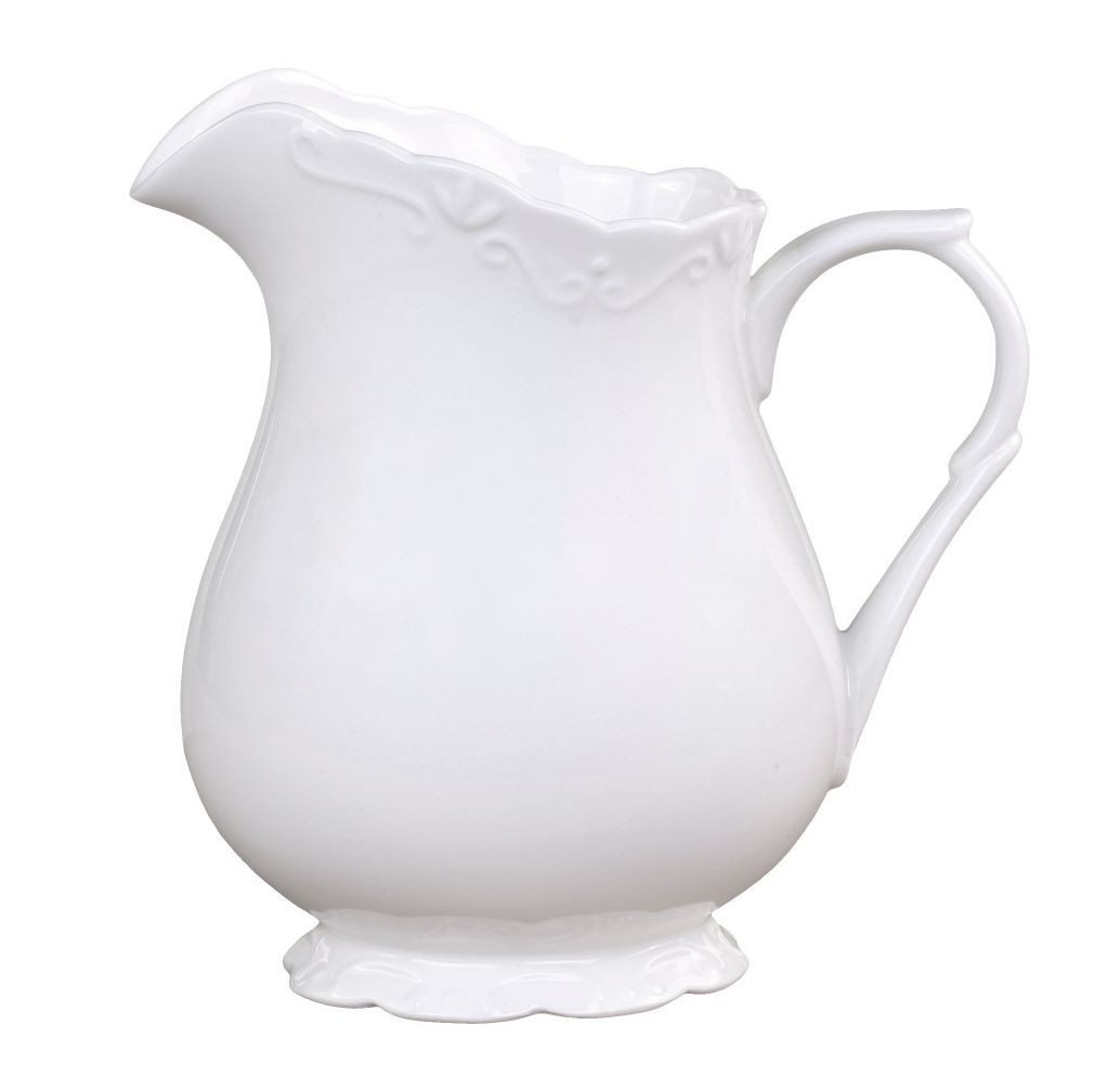 Porcelánový džbán s krajkou Provence lace - 18cm / 1.1L