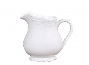 Porcelánový džbánek na mléko s krajkou Provence lace - 9cm / 0.2L