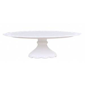 Porcelánový podnos na dort s krajkou Provence lace - Ø 28*9cm