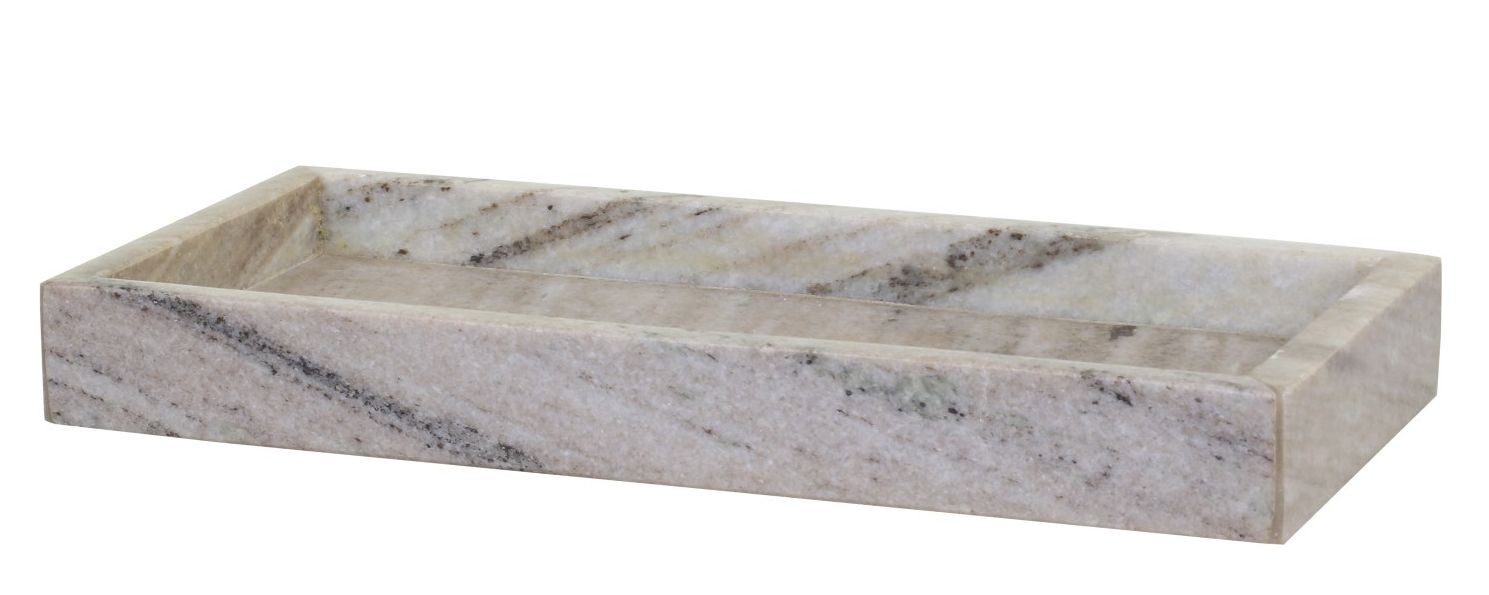 Latté mramorový podnos Morlaix marble - 30*14*4cm 