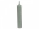 Zelená úzká krátká svíčka Short verte - Ø 2 *11cm / 4.5h