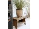 Dřevěná retro stolička s úložným prostorem Bunien - 50*24*31cm
