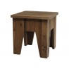 Dřevěná dekorační retro stolička Malvien - 28*28*28cm Barva: hnědá s patinouMateriál: jedlové recyklované dřevo