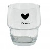 Sklenička Love - Ø 8*9 cm / 200 ml