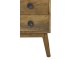 Dřevěná nízká komoda Espita se šuplíky - 40*40*80cm