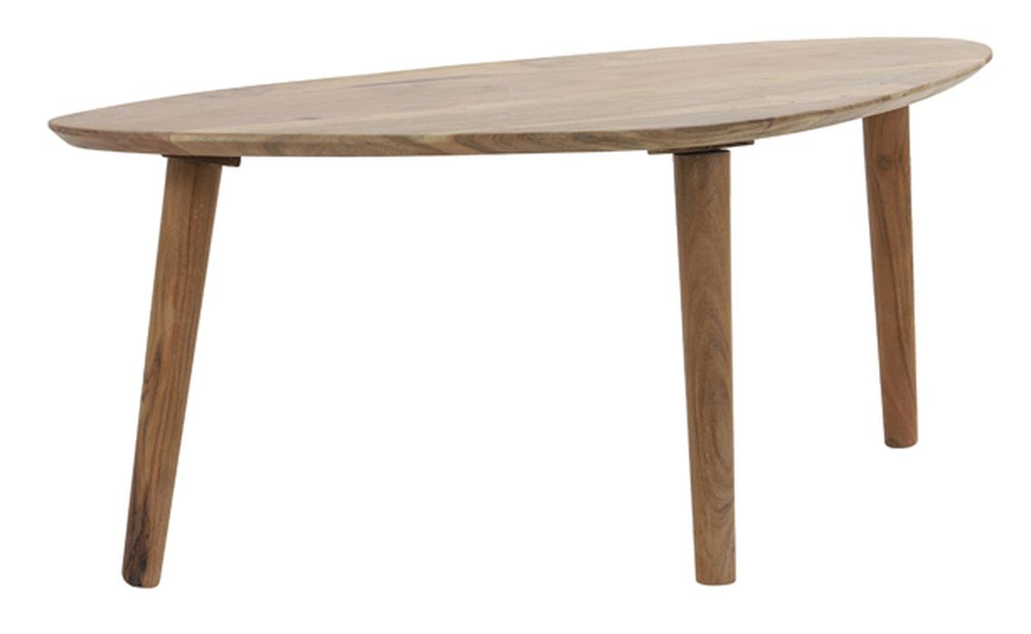 Hnědý dřevěný konferenční stůl Chevano - 80*50*35 cm Light & Living