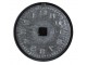 Kulaté šedé hodiny RICARD grey- Ø39*5 cm
