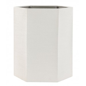Krémové hexagonální stínidlo na lampu Savernu - 35*35*42cm/ E27