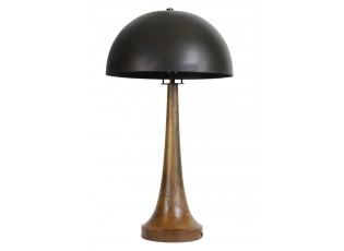 Dřevěná stolní lampa Jovany oil - Ø40*72cm / E27