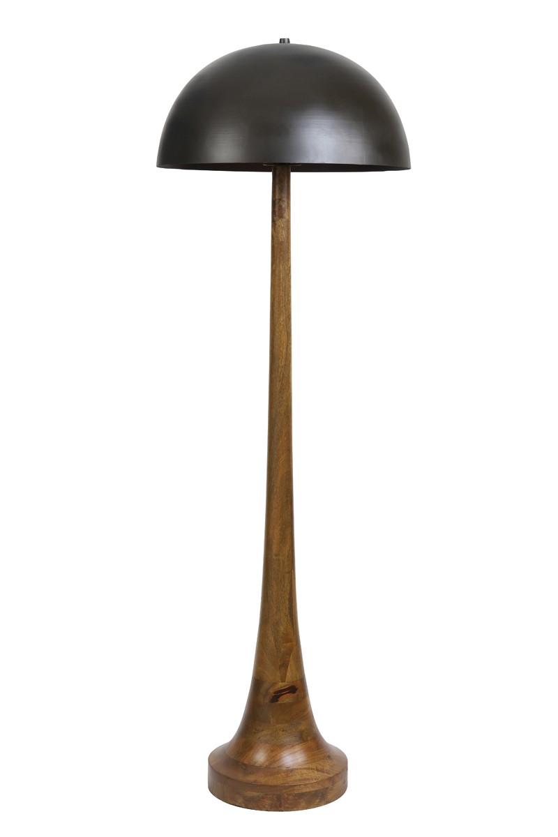 Dřevěná stojací lampa Jovany oil - Ø50*155cm / E27 Light & Living