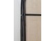 Přírodně-černý bambusový paravan Herwin black - 150*180 cm