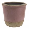 Růžovo-béžový keramický obal na květináč Pinae M - Ø 14*13 cm