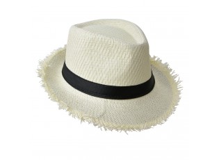 Béžový dámský slaměný letní klobouk - Ø 58 cm