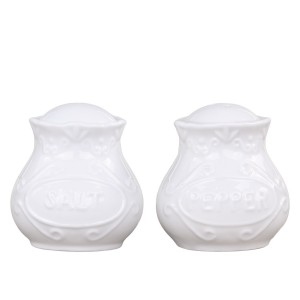 Porcelánová slánka a pepřenka Provence lace - 6cm