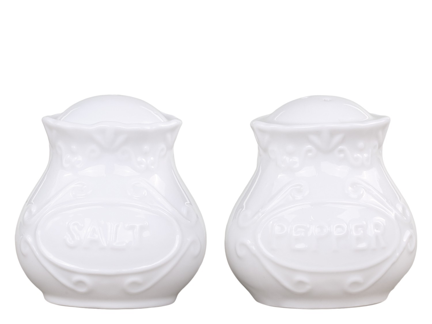 Porcelánová slánka a pepřenka Provence lace - 6cm