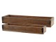 2ks dekorační úzký dřevěný podnos Grimaud - 43*13*6cm*5cm