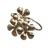 Bronzový kovový držák na ubrousky s kytičkou Flower - 6*5cm Barva: bronzováMateriál: kov
