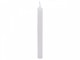 Bílá úzká svíčka Taper white - Ø 1,2 *13cm / 2.5h