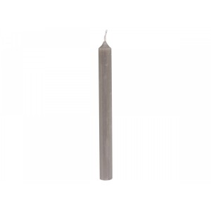 Taupe úzká svíčka Taper linen - Ø 1,2 *13cm / 2.5h