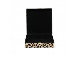 Leopard Bijoux box z hovězí kůže (sada 3ks) - 25,5*25,5*8cm