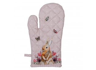 Bavlněná chňapka - rukavice s králíčkem Happy Bunny- 18*30 cm