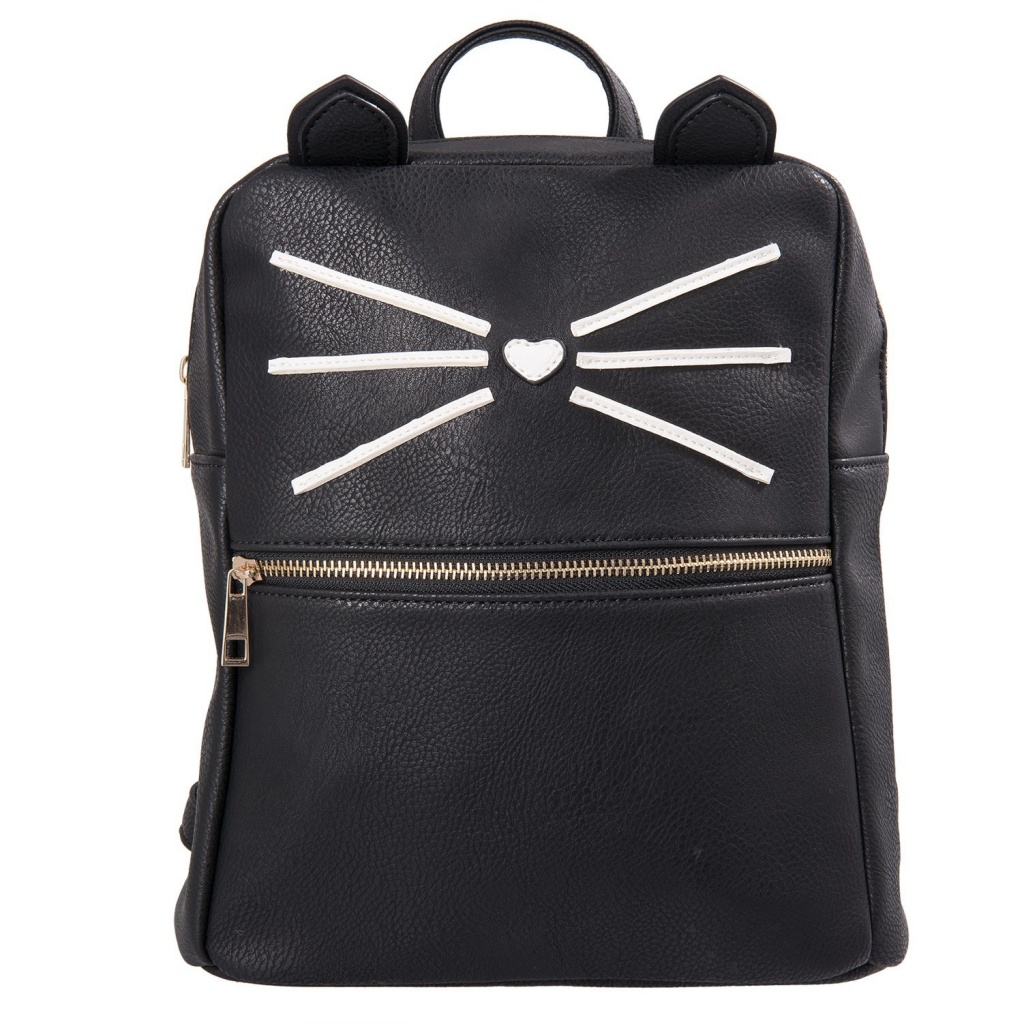 Černý batoh Cat - 24*11*28 cm