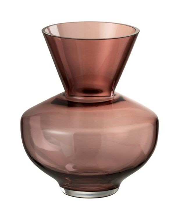 Vínová skleněná váza Burgundy